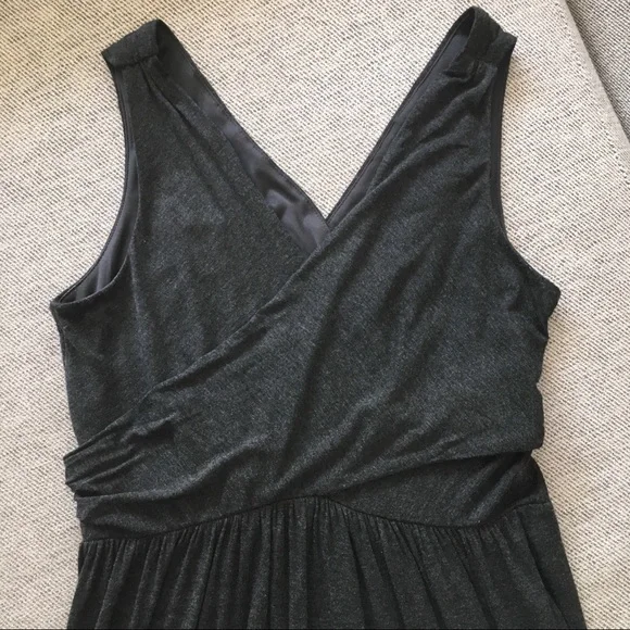 Loft heather gray maxi dress - Picture 3 of 8